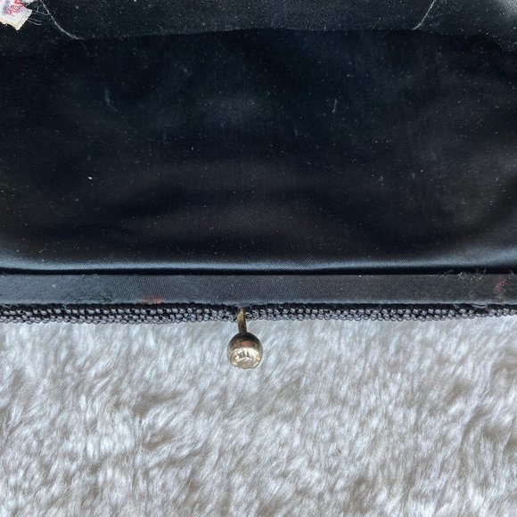 Vintage Black beaded Handbag Clutch - Picture 15 of 15